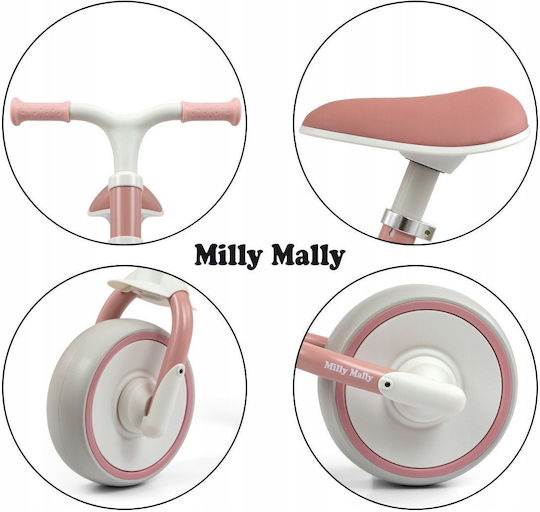 Milly Mally Kinder Balancefahrrad Rosa