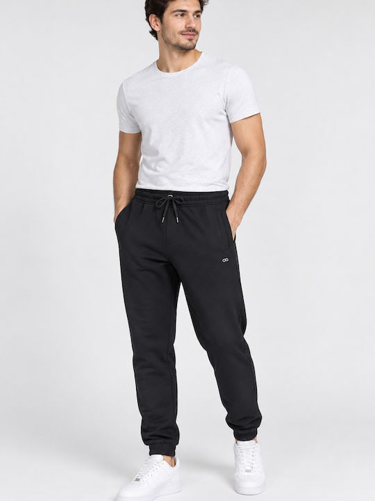 Pantaloni de Trening cu Elastic Negri