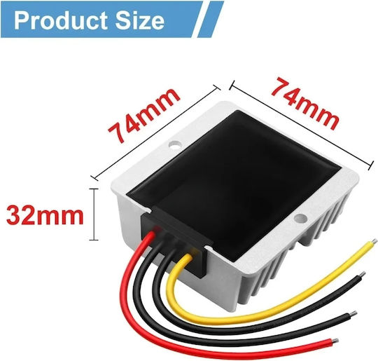 Μετατροπέας Dc 20-72v A 5v 5a
