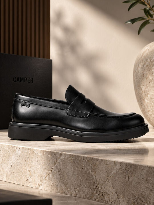 Norman Ανδρικά Loafers σε Μαύρο Χρώμα