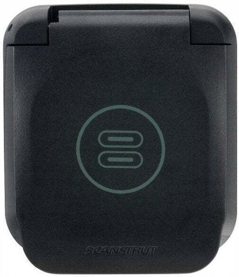 Зарядно Scanstrut Scanstrut Ventura Sc-v-usb-01 Двойна Външна Зарядна Гнездо USB-C