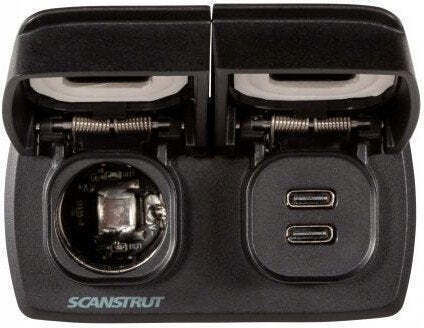 Зарядно Scanstrut 2x USB-C + Гнездо Запалка 12V Sc-Multi-F1