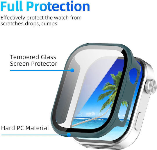 Redmi Watch 6 Xdfind Tempered Film Ενσωματωμένο Προστατευτικό Κάλυμμα Ρολογιού Υπολογιστή Σκούρο Πράσινο