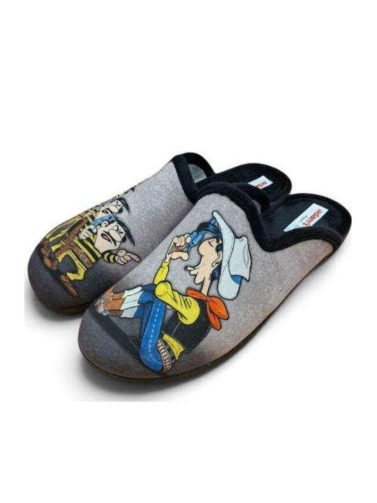 Men's Black Slippers