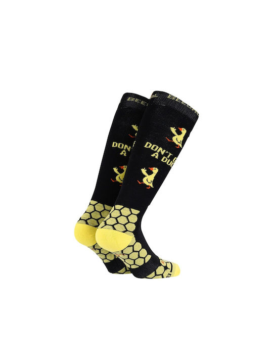 Bee. Unusual. Don't Give A Duck Men's Ski & Snowboard Socks Black 1 Pair Bee. Unusual. Don't Give A Duck Men's Ski & Snowboard Socks Black 1 Pair