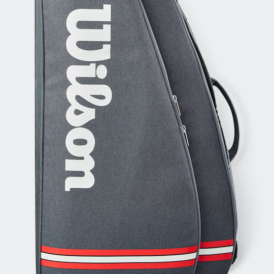 Wilson Tour Tennistasche Rucksack 6 Schläger Grau