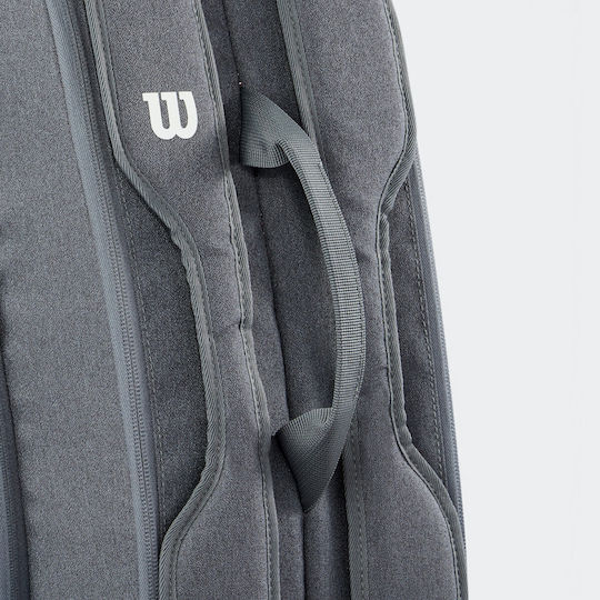 Wilson Tour Tennistasche Rucksack 6 Schläger Grau