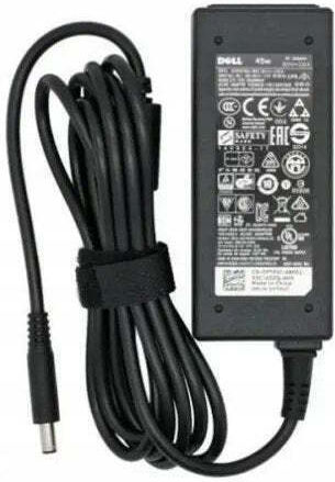 Dell Лаптоп Зарядно Устройство 45W 19.5V със Свалящ Се Кабел За Захранване и със Сет От Върхове