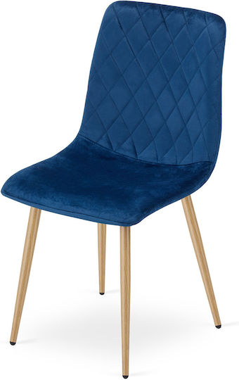 Leobert Ess- und Küchenstühle Samt Navy 4Stücke 67.5x59x58cm