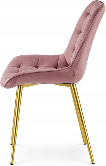 Velvet Dark Pink Dining Chair
