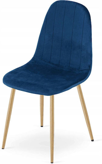 Dining Room Velvet Chairs Navy Velvet 3 Pieces