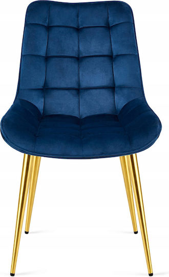 Velvet Dark Blue Dining Chair 54x60x88cm