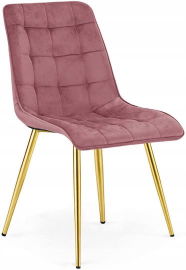Velvet Dark Pink Dining Chair