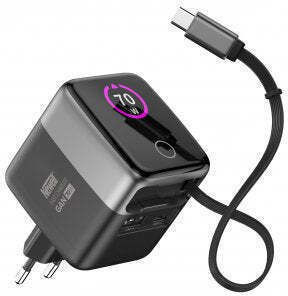 USB-C Laptop-Ladegerät 70W 5V 1,6A mit Netzkabel