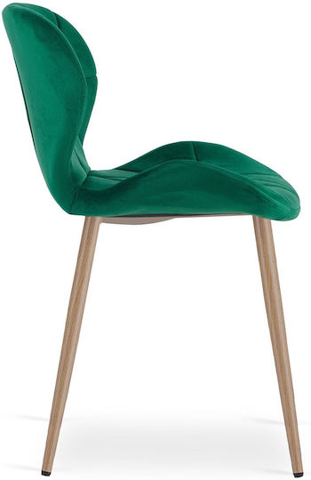 Ess- und Küchenstühle Samt Grüne 2 Stück 61x52x41cm