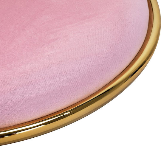 Samt Ess- und Küchenstuhl Rosa Bändchen