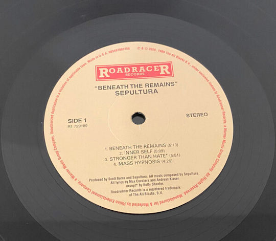 Sepultura Beneath Remains Vinyl