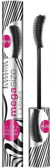 Eveline Mega Size Lashes Ultra Double Brush Mascara for volume Black 10ml