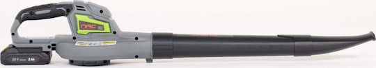 NAC SP01_14694048 Ръчен Вентилатор 20V с 1 Батерия 2Ah и Регулиране на Интензитета с Максимална Скорост на Въздуха 141.08km/h