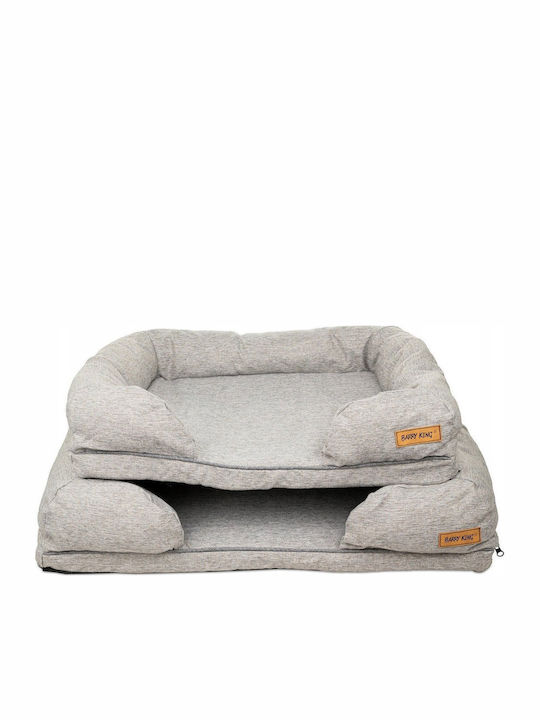 Pets Collection Erhöhtes Hundebett Grau 66x53cm