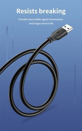 Cabletime USB 3.0 Кабел USB-A мъжки - USB-A мъжки Черен 1m CT-C160-U3-AMAMN