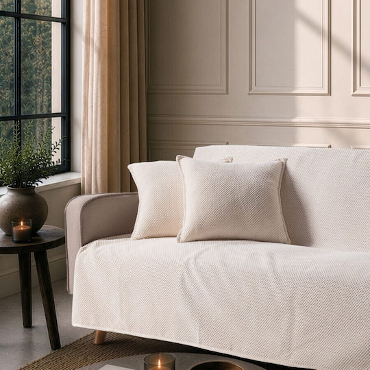 Teoran Μαξιλαροθήκη Αδιάβροχη Pearl 45x45εκ. Teoran Μαξιλαροθήκη Αδιάβροχη Pearl 45x45εκ.