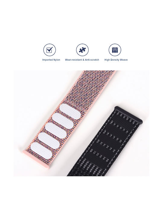 Xiaomi Band 10 Pro Redmi Watch 6 5 Nylon Loop Watch Band Black Sand