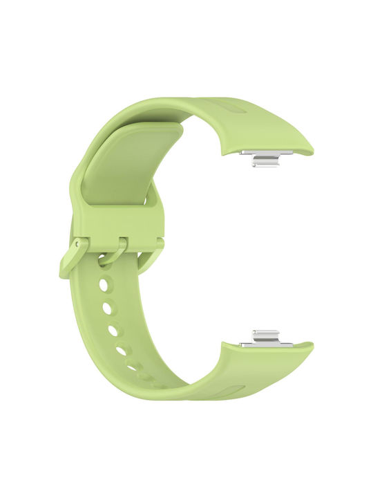 Xiaomi Band 10 Pro Redmi Watch 6 5 Monochrome Vertical Striped Silicone Buckle Lime Green Xiaomi Band 10 Pro Redmi Watch 6 5 Monochrome Vertical Striped Silicone Buckle Lime Green