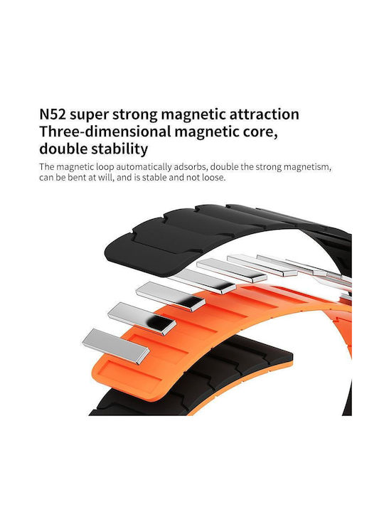 Xiaomi Band 10 Pro/9 Pro Redmi Watch 6 5 4 Xdfind Magnetic Silicone Watch Strap Midnight Blue