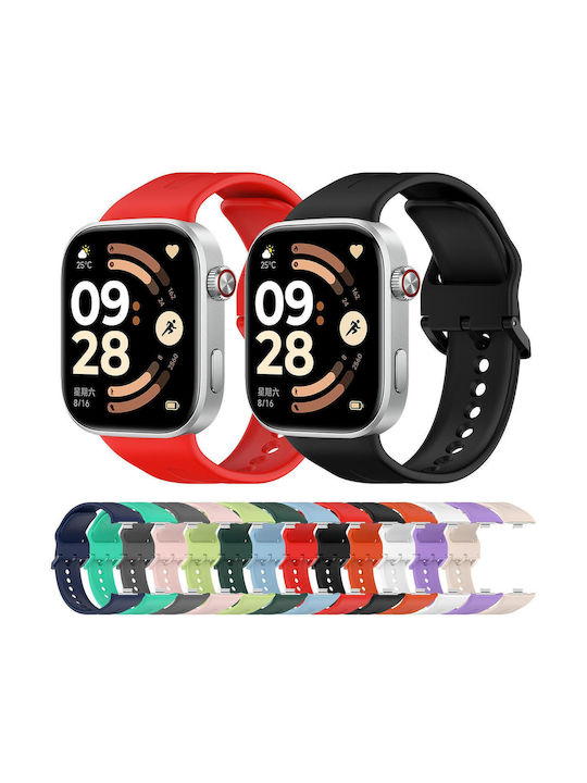 Xiaomi Band 10 Pro Redmi Watch 6 5 Monochrome Vertical Striped Silicone Buckle Orange