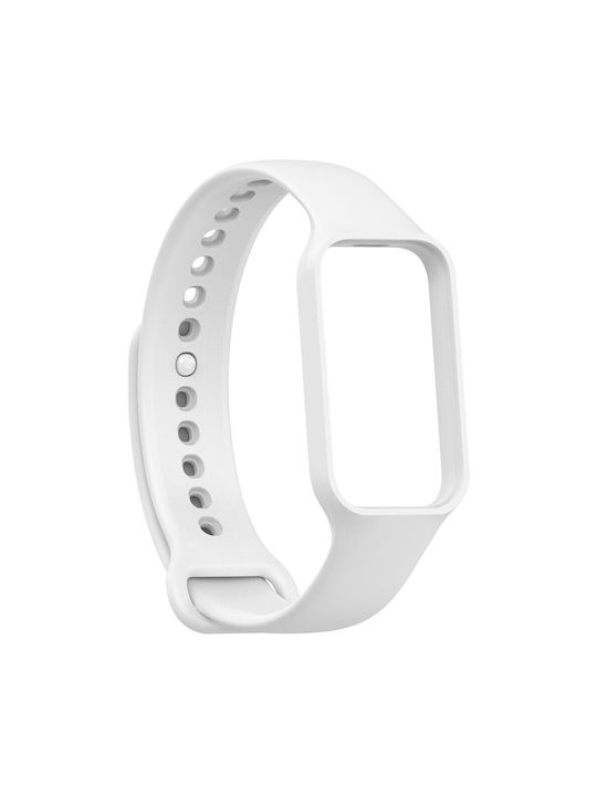 Silicone Strap Xiaomi Smart Band 8 Active Redmi Band 2 White