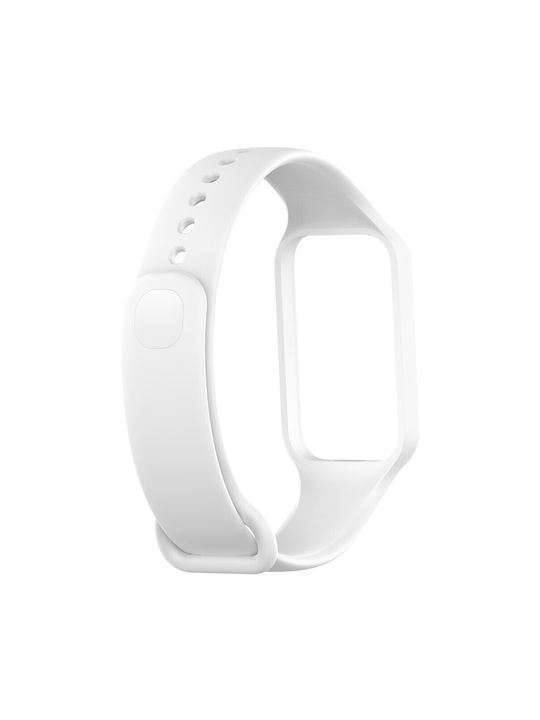 Silicone Strap Xiaomi Smart Band 8 Active Redmi Band 2 White