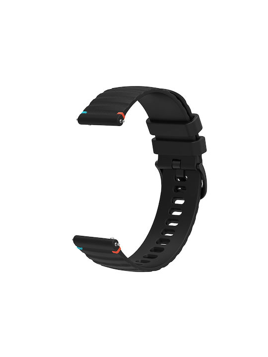 Silicone Strap Black Garmin Venu 3S