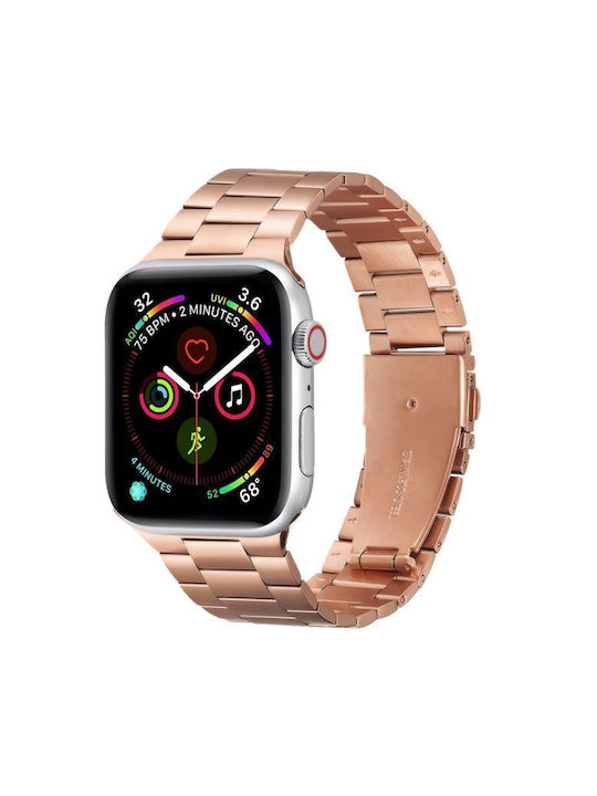 Orso Tragbares Band Rostfreier Stahl Rose Gold Apple Watch 38/40/41/42mm Orso Tragbares Band Rostfreier Stahl Rose Gold Apple Watch 38/40/41/42mm
