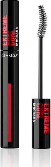 Claresa Extreme Curl Wimperntusche Schwarz 10ml