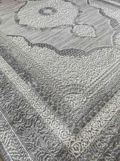 Rechteckiger Wohnzimmer Teppich Grau 133x170cm Emporio Collection
