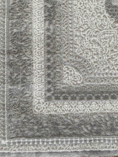 Rechteckiger Wohnzimmer Teppich Grau 133x170cm Emporio Collection