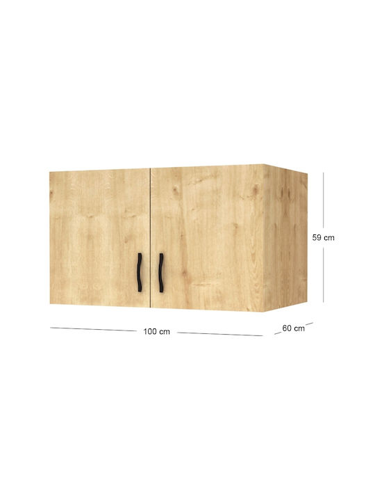 Megapap Loft Closet from Chipboard 100x60cm GP028-0123,2 Megapap Loft Closet from Chipboard 100x60cm GP028-0123,2