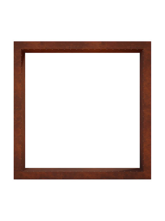 vidaXL Șemineu De Exterior Metalic Gri 80x80x25cm