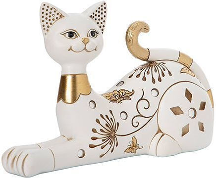 Декоративна Котка Полирезин 20.5x20.5x6.5см Декоративна Котка Полирезин 20.5x20.5x6.5см