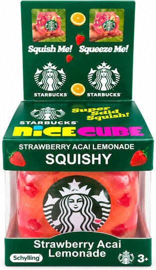 CUBE Starbucks Acai Lemonade Squishy Würfel Afoamendes Rotes