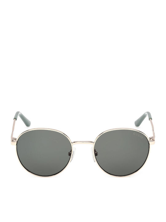 Guess Unisex Ochelari de Soare cu Cadru Auriu și Lentilă Aurie