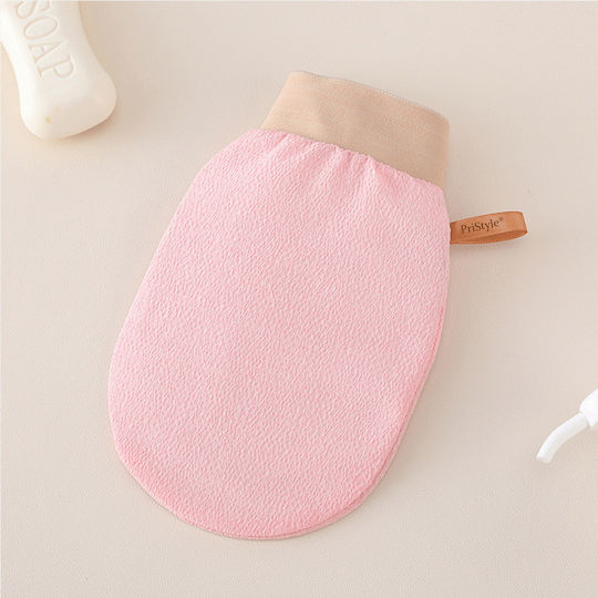 Set 2 Mănuși De Exfoliere A Corpului Îndepărtează Celulele Moarte Impuritățile Piele Netedă Moale Ideal Pentru Duș Băi Refolosibile Roz Pristyle