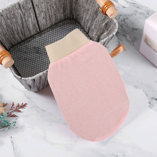 Set 3 Mănuși De Exfoliere Corporală – Îndepărtează Celulele Moarte Impuritățile Piele Netedă Moale Ideal Pentru Duș Baie Reutilizabile Roz Pristyle