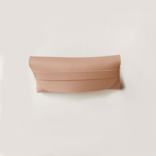 Soft Eyeglass Case with Magnetic Closure Pink
