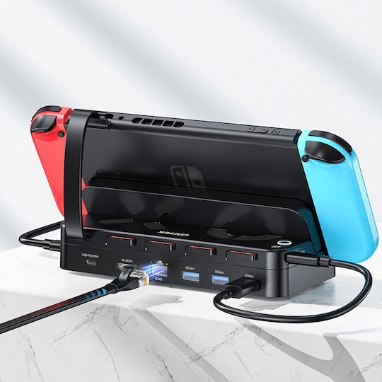 Unitek Ladestation Für Switch / Switch OLED Schwarz G1002G01