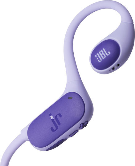 JBL Junior Free Open Ear Bluetooth Handsfree Ακουστικά με Αντοχή στον Ιδρώτα Μωβ