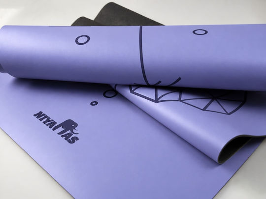 Yoga Mat Pu Pro Yoga Mat Gaja Lavender 183x68cm