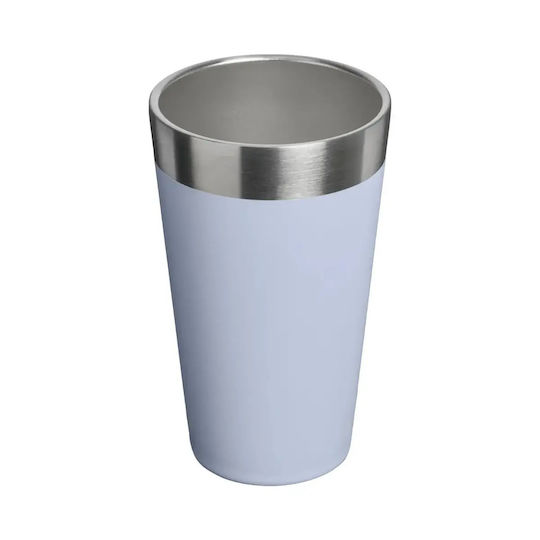 Stanley Adventure Stacking Чаша с дръжка Термос Неръждаема стомана 470ml Dew Drop с Сламка и Дръжка