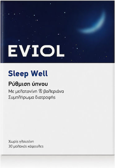EVIOL Sleep Well Supliment pentru Somn 30 capsule moi